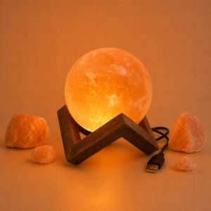 Himalayan Zigzag Salt Bowl Lamp