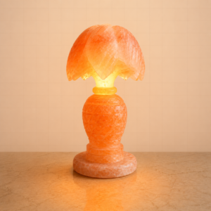 Himalayan Palm Leaf Salt Lamp (Two Pieces)