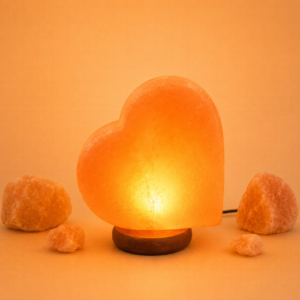 Himalayan Pink Salt Heart USB Lamp
