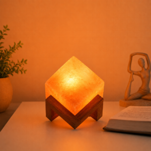Himalayan Crystal Cube Salt Lamp
