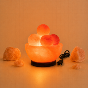 Himalayan Lotus Bowl Salt Lamp