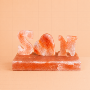 Personalized Himalayan Salt Alphabet Letters